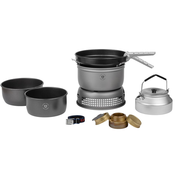 Trangia 1.75L fornuis set set brandstof benzine brander wandelen kookgerei lichtgewicht aluminium