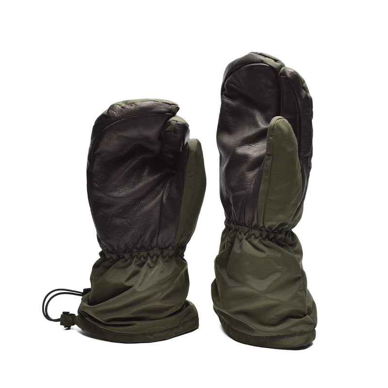 Echte Deens leger trigger vinger wanten Syna-Tex Handschoenen OD NIEUW
