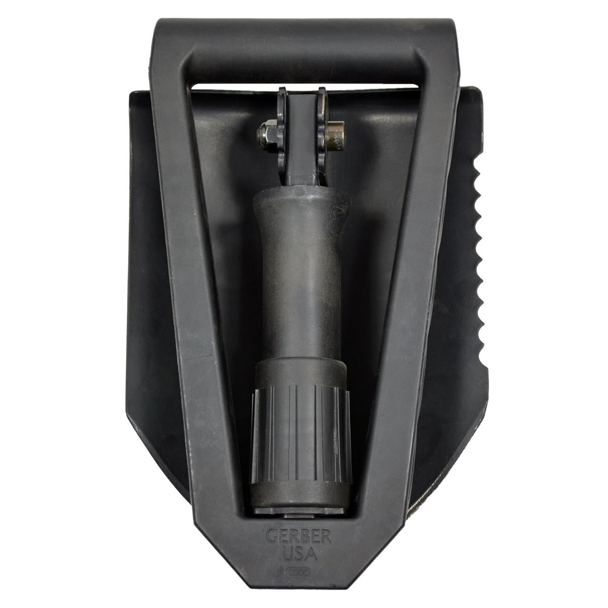 Originele Amerikaanse militaire vouwschep 3-traps systeem High End-as zwart