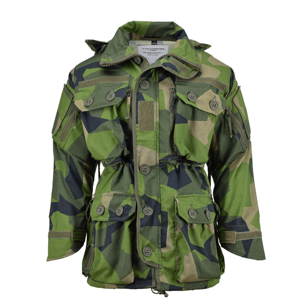 Tacgear Brand Militaire stijl Ripstop Commando Smock Jacket Splinter Camo Fullzip