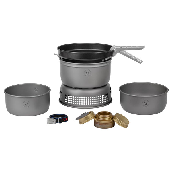 Trangia Backpacking kachel kit aluminium set lichtgewicht kookgerei camping wandelen
