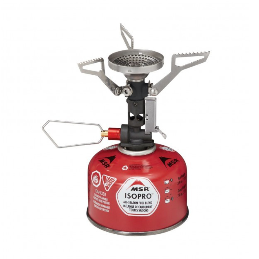 MSR PocketRocket Deluxe Cuisinière à gaz à allumage piézo ultraléger Camping Randonnée
