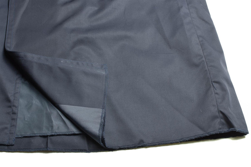 Echte Franse militaire regenjas leger luchtmacht trench jas blauw waterdicht