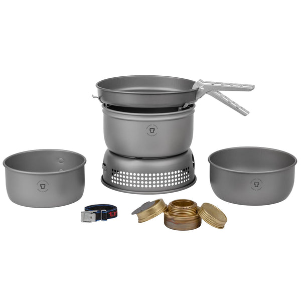 Trangia Fuel Burner Kit Fornuis Set hard geanodiseerd aluminium compacte buitenkamperen