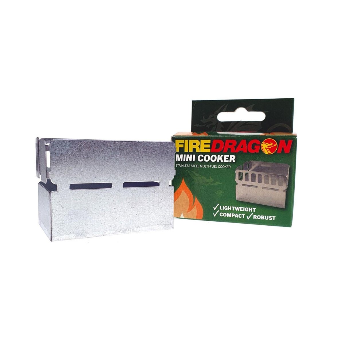 BCB FireDragon Mini Cooker MK2 outdoor robuuste aluminium camping wandelkachel