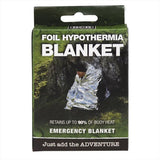 BCB Hypothermie Ruimtedeken 84x54 Compacte lichtgewicht nooddeken