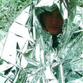 Couverture spatiale d'hypothermie BCB 84x54, couverture d'urgence compacte et légère
