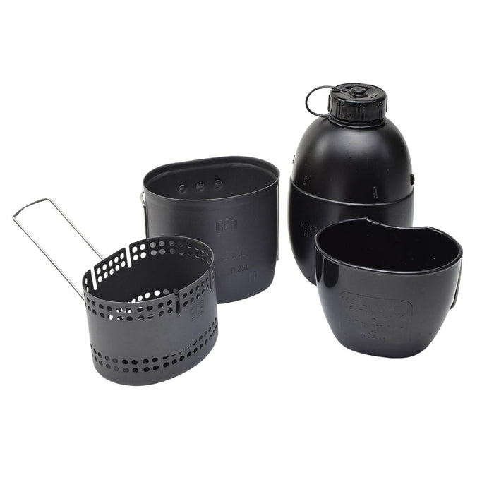 BCB MK2 Crusader 4-delige kookset aluminium kantine mok cupcooker compact wandelen - GoMilitar