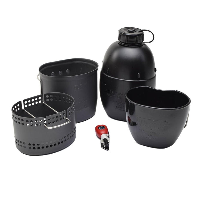 BCB MK2 The crusader kookset aluminium kooktoestel compact lichtgewicht 6-delig - GoMilitar