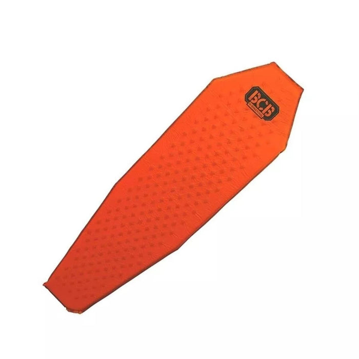 Zelfopblaasbaar slaapmatras mummievorm oranje kleur