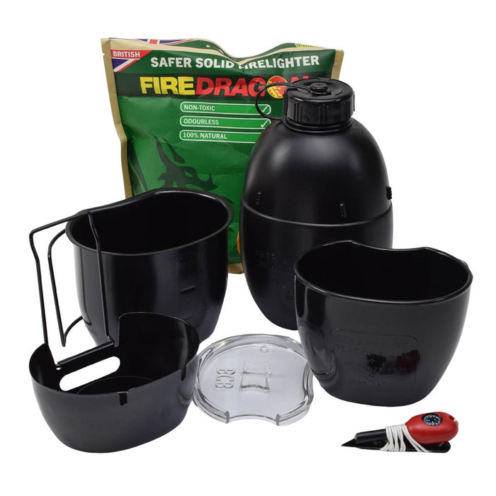 BCB The Crusader kooksysteem aluminium kookstel kantinebeker campingkooktoestel - GoMilitar