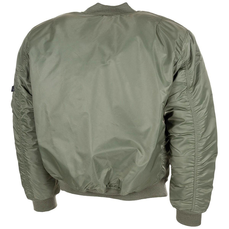Veste de bombardier MA1 de style militaire américain pour les troupes des forces aériennes coupe-vent chaude olive