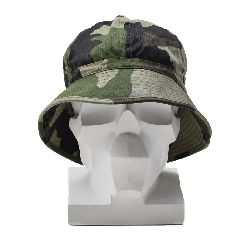 Originele Franse militaire zachte bush hoed cce camo panama bucket lichtgewicht nieuw