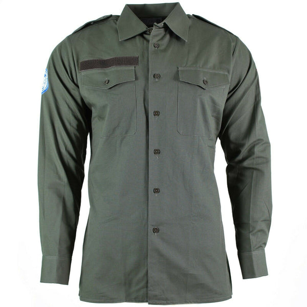 Echt Oostenrijkse legerhirt od olive militaire gevechten lange mouw tropic bdu nieuw