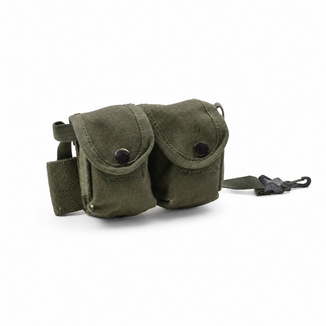 Pochette pour grenade à main de style militaire grec original M56, surplus de l'armée olive