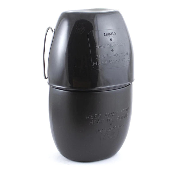 Système de cuisson multi-combustibles BCB Ensemble de réchauds en aluminium pour gourde OTAN Pochette noire