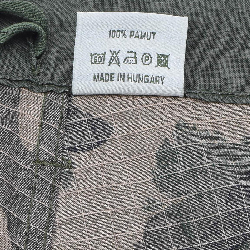 Pantalon de campagne d'été militaire hongrois d'origine M1990 camouflage bois ripstop NEUF