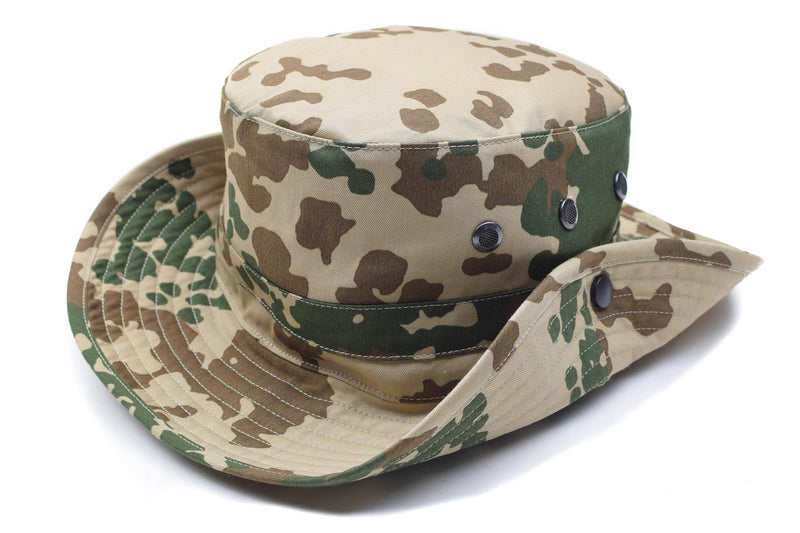 Origineel Duits leger tropische camo boonie hoed camping jagen buiten pet nieuw