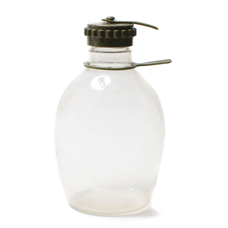 Echt Oostenrijkse leger plastic waterfles veld troepen kantine pot od zak