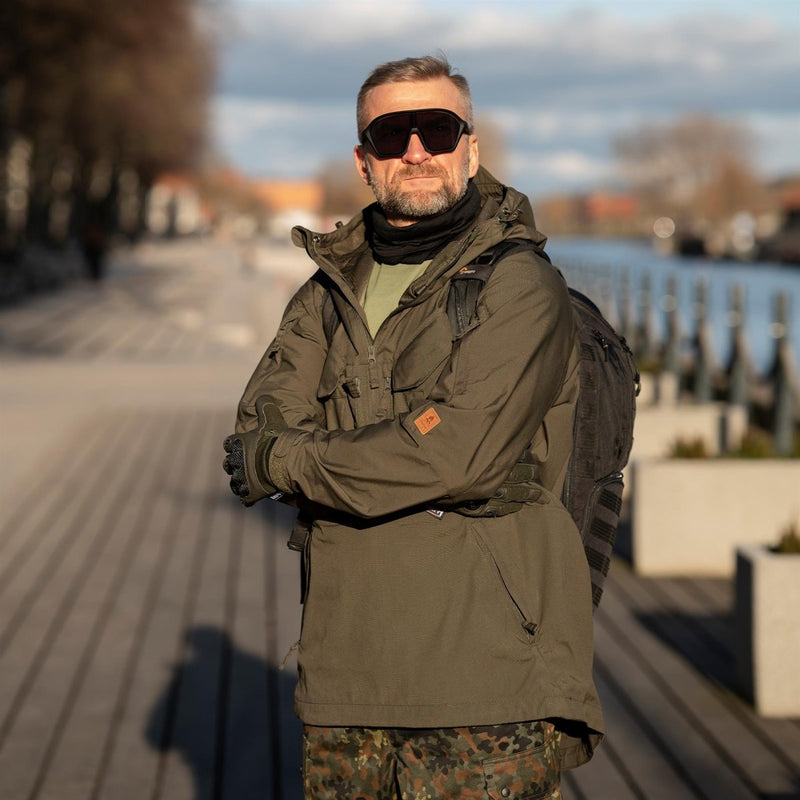Foulard bandana multifonctionnel en laine mérinos de style militaire de marque Blochl noir NEUF