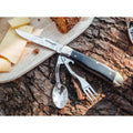 Couverts de poche BOKER Bon Appetite couteau cuillère fourchette 440A acier manche bois