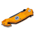 Couteau de poche pliant de marque Boker EMS Rescue en acier inoxydable 440A brise-verre