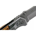 Boker Brand Forest Ranger zakmes opvouwbaar houten handvat 7Cr17MoV staal