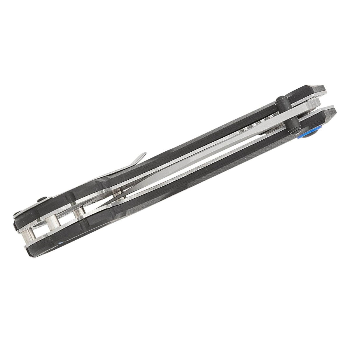 Couteau de poche tactique Boker Magnum Velcon Hawkbill 440C lame en acier manche G10