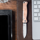 Boker Plus Atlas opvouwbaar zakmes 12C27 staalblad koperen handvat brons