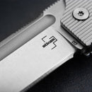 Boker Plus BabyX Opvouwbaar Zakmes D2 Lemmet RVS Handgreep Grijs