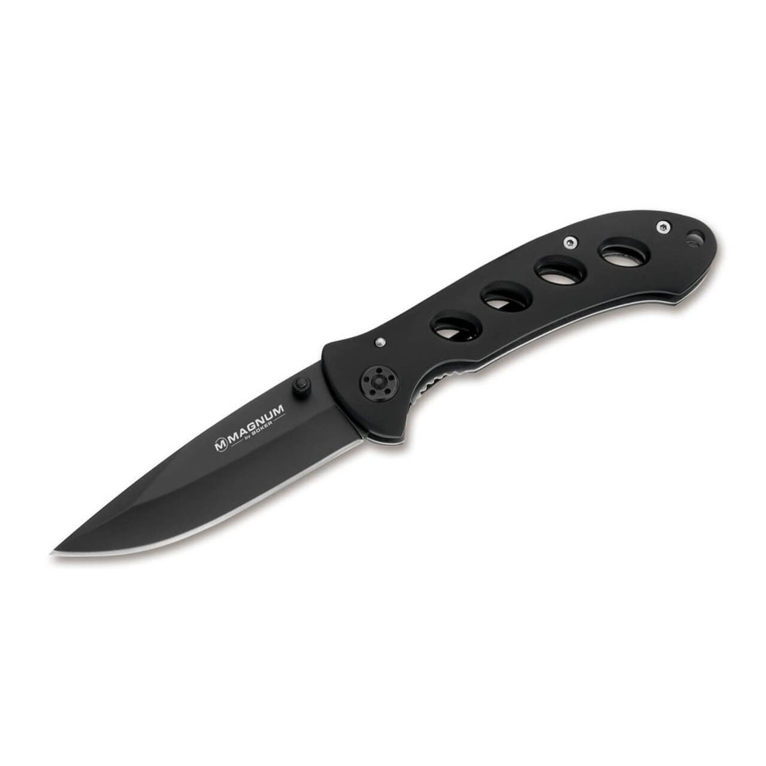 BOKER Shadow Couteau de poche pliant forme goutte d'eau 440A acier inoxydable noir
