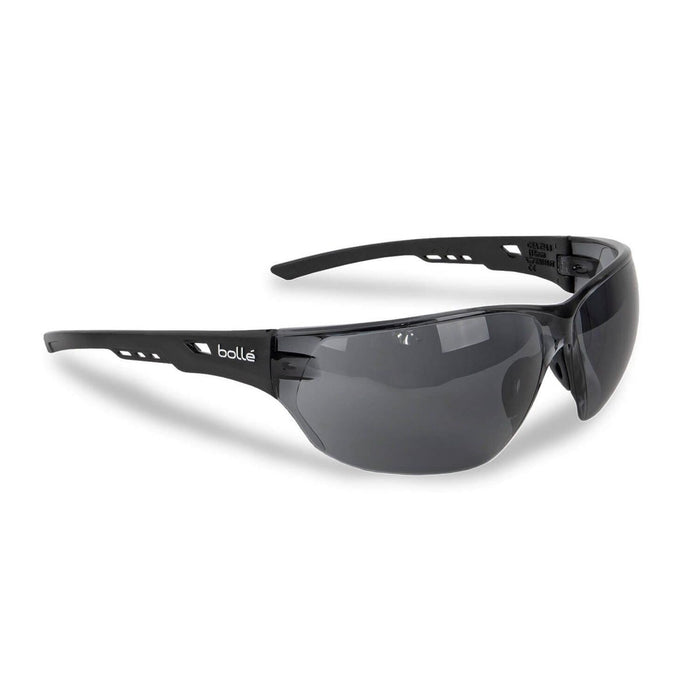 Bolle NESS Tactische Bril Duurzaam Zwart Frame Rooklens UV-bescherming - GoMilitar