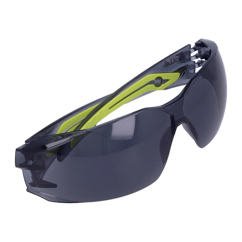 Bolle silex+ tactische veiligheidsglazen zwart geel frame rooklens uV -bescherming