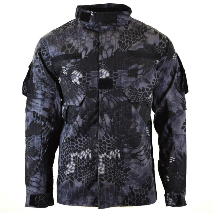 Veste de combat de style militaire de l'armée de marque, uniforme de camouflage Mission Snake Black - GoMilitar