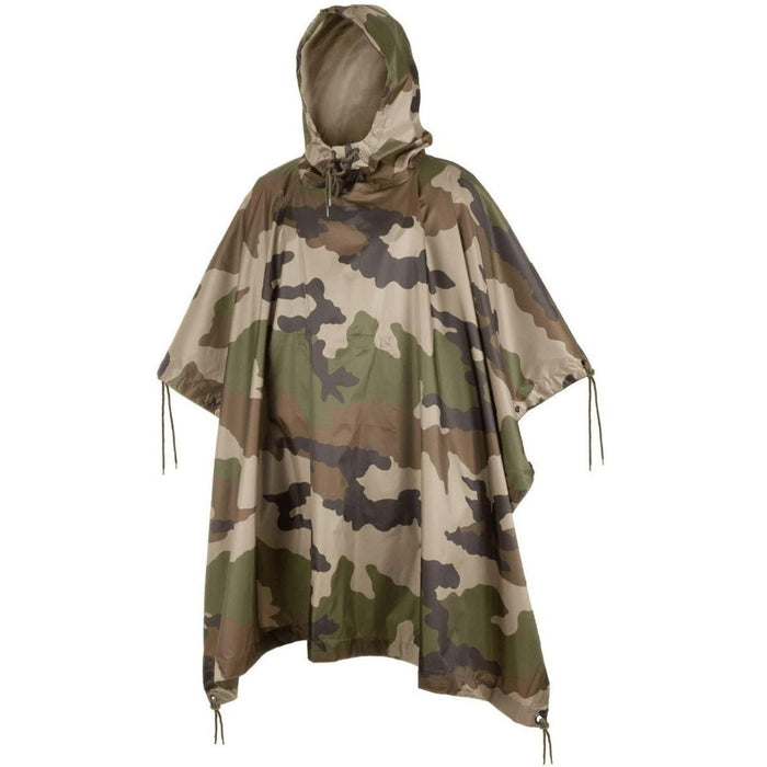Cape poncho ripstop imperméable de style militaire CCE camouflage avec capuche pour une utilisation extérieure et tactique