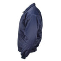 Veste bomber de marque Lambert pour les forces aériennes françaises, uniforme de pilote coupe-vent bleu chaud
