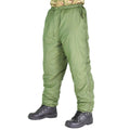 Brits leger omkeerbare broek thermisch groen kaki koud weer broek softtie