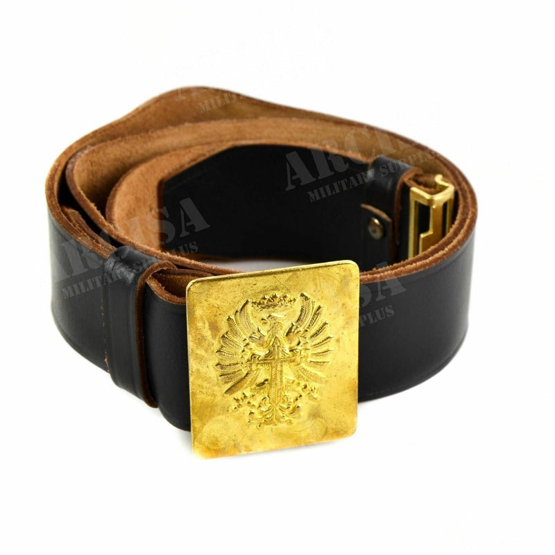 Echt Spaans legerleer formele riem messing buckle militaire broek broek