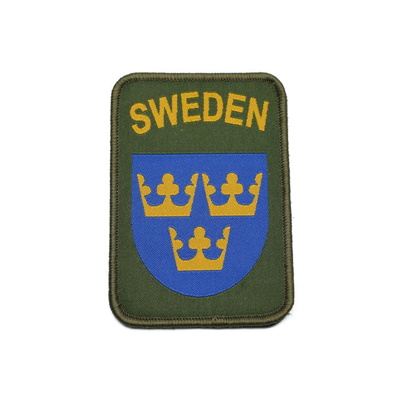 Echte Zweden Army Patch Clothing Loop en Hood Sweden Military Three Crowns