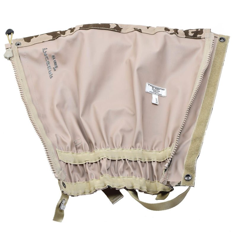 Tacgear Brand Leg Baiters Waterdicht Duitse BW Tropical Camo Metal Hooks Nieuw