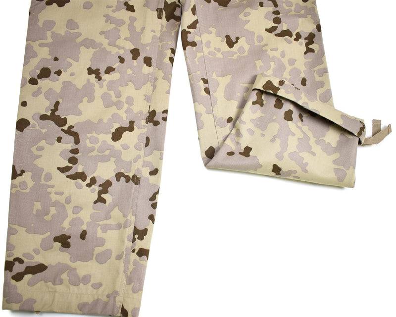 Pantalon de combat de campagne camouflage désert authentique de l'armée allemande, pantalon tropical NEUF