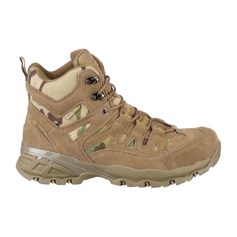 Bottes zippées latérales Teesar SQUAD MULTICAM pour camping, randonnée, trekking, combat
