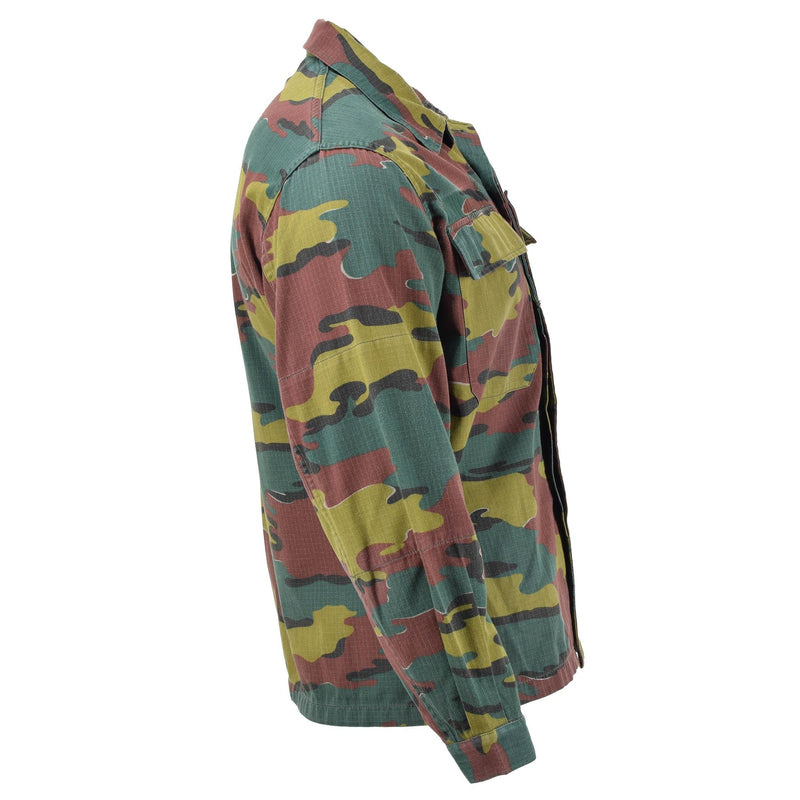 Echte Belgische leger gevecht veldhirt blouse rip stop militair overschot