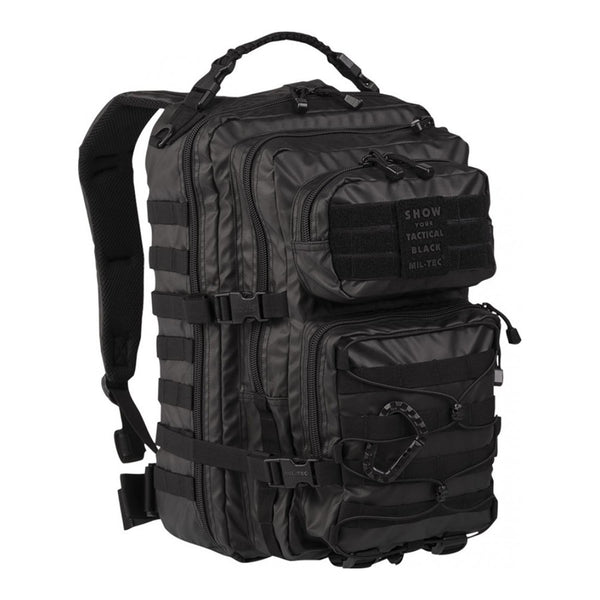 Sac à dos tactique MIL-TEC US Assault Ranger avec revêtement en PVC, sac à dos de randonnée de 36 litres