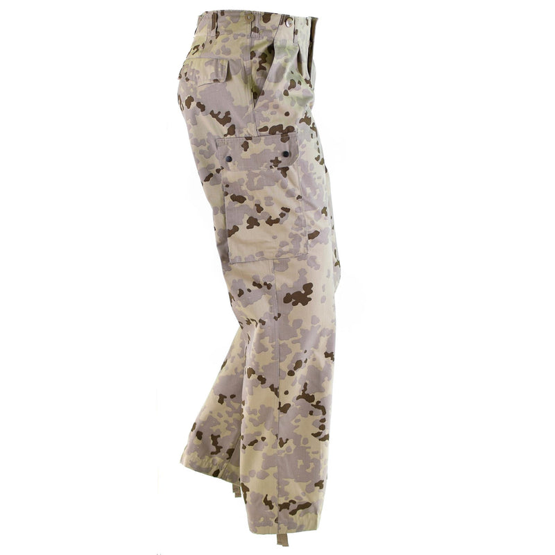 Pantalon de combat de campagne camouflage désert authentique de l'armée allemande, pantalon tropical NEUF