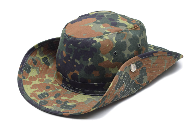 Chapeau de style militaire de marque MFH, seau flecktarn, casquette d'été panama jungle, NOUVEAU