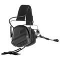 EARMOR M32X PLUS Elektronische gehoorbeschermer ARC Rail Helm Headset Zwart