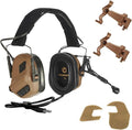 EARMOR M32X PLUS elektronische gehoorbeschermer ARC-railadapters Coyote Brown