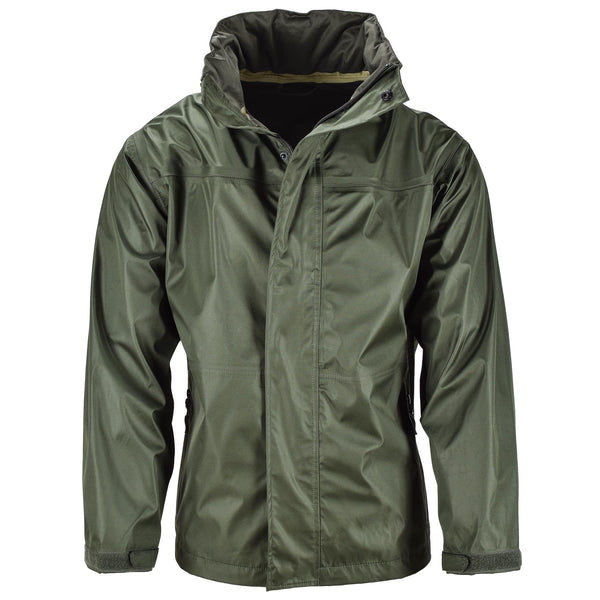 Veste de marque Mil-Tec Vert olive imperméable pour homme Vêtements de pluie résistants à l'eau pour hommes