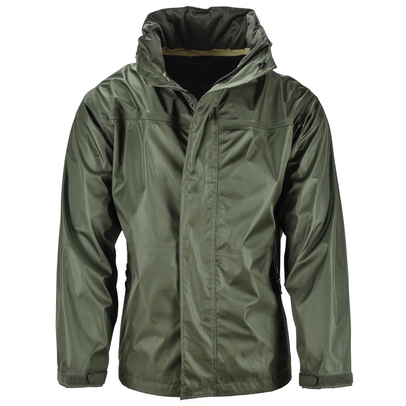 Veste de marque Mil-Tec Vert olive imperméable pour homme Vêtements de pluie résistants à l'eau pour hommes
